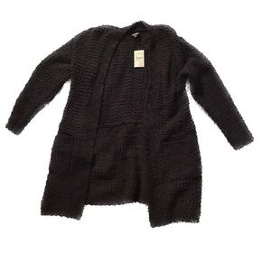 Nordstrom size Small black, long, soft, Sweater